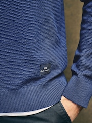 PS Paul Smith Dark Blue Crew Neck Jumper - Image 5 of 9