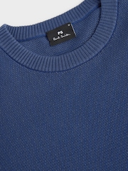PS Paul Smith Dark Blue Crew Neck Jumper - Image 7 of 9