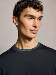 PS Paul Smith Contrast Neck Trim Jumper - Image 4 of 6