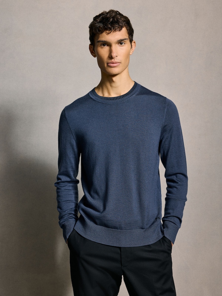 PS Paul Smith Contrast Neck Trim Jumper - Image 1 of 1