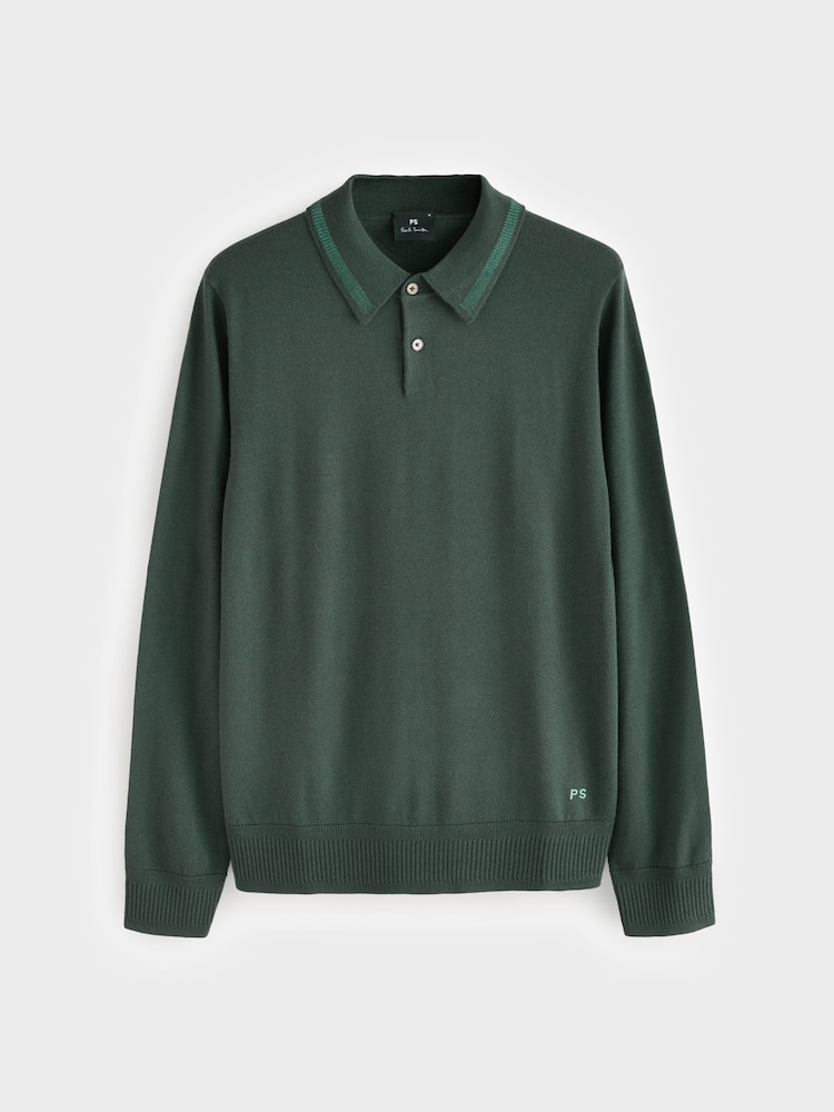 PS Paul Smith Knitted Polo Shirt - Image 7 of 7