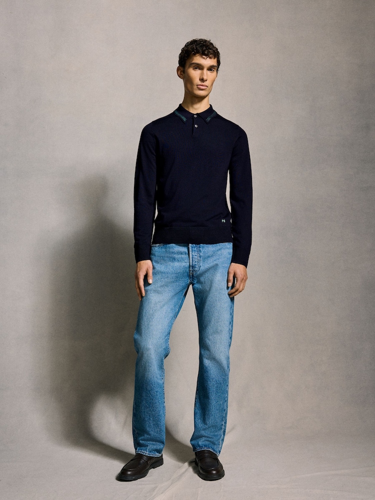 PS Paul Smith Knitted Polo Shirt - Image 2 of 6