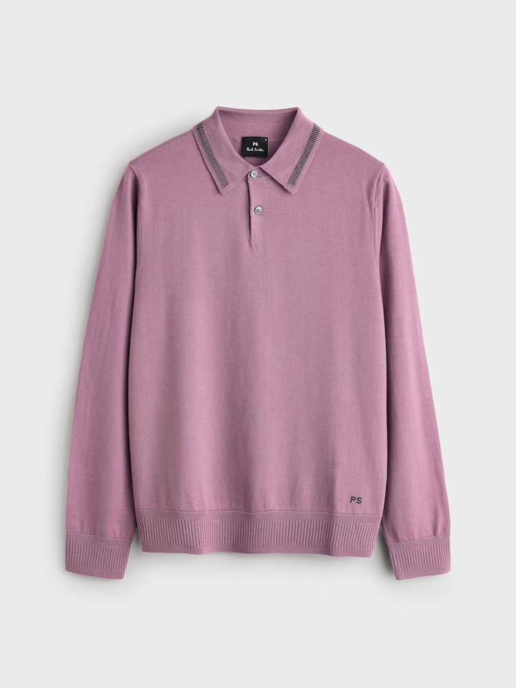 PS Paul Smith Knitted Polo Shirt - Image 6 of 6