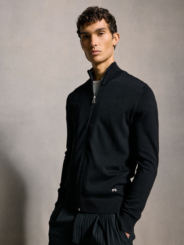 PS Paul Smith Zebra Logo Full Zip Jumper - Image 1 of 6