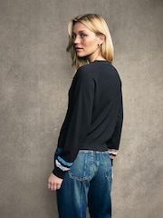 PS Paul Smith Sleeve Detail Knitted Cardigan - Image 4 of 7