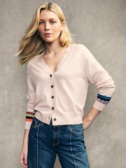 PS Paul Smith Sleeve Detail Knitted Cardigan - Image 1 of 5
