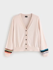 PS Paul Smith Sleeve Detail Knitted Cardigan - Image 5 of 5