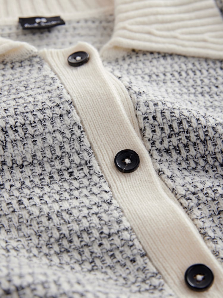 PS Paul Smith Blue Colourful Knitted Cardigan - Image 7 of 9