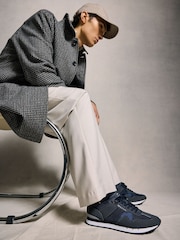 PS Paul Smith Navy Suede Trainers - Image 1 of 4