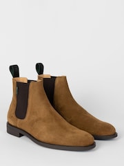 PS Paul Smith Suede Leather Brown Boots - Image 6 of 7