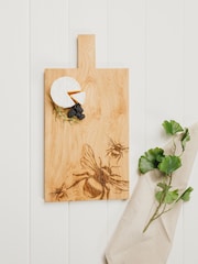 Selbrae House Oak Large Bee Paddle Serving Board - Image 1 of 2
