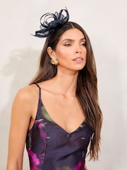 Mornarica - Naglavni trak Fascinator - Slika 3 iz 3