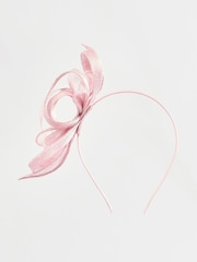 rožnata - Naglavni trak Fascinator - Slika 4 iz 4