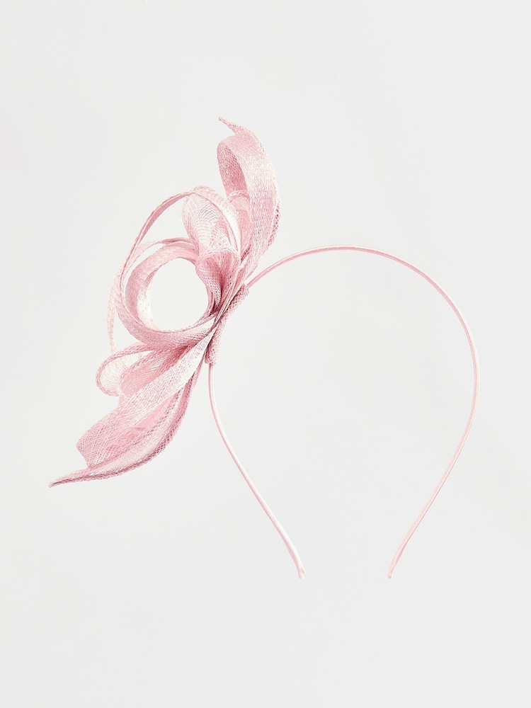 rožnata - Naglavni trak Fascinator - Slika 4 iz 4