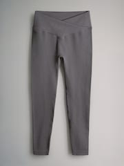 The Set Black/Black/Charcoal 3 Pack Ribbed Seamless Leggings - Image 1 of 5