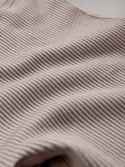 The Set Brown/Pink/Neutral 3 Pack Ribbed Seamless Leggings - Image 14 of 14