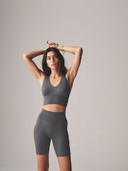 The Set Black/Grey Seamless Ribbed Crop Tops 3 Pack - Image 5 of 10