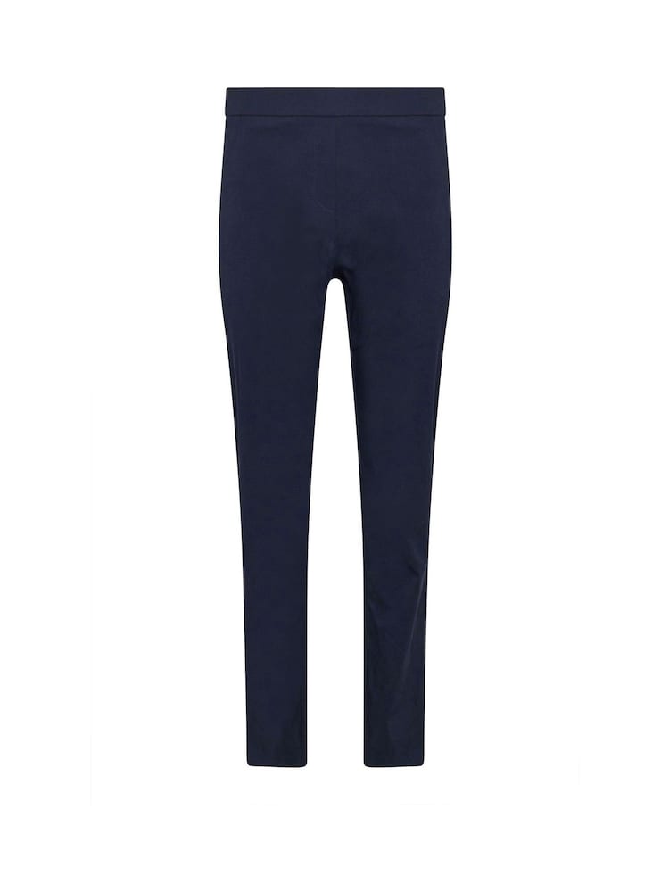 M&Co Blue Straight Bengaline Trousers - Image 5 of 5
