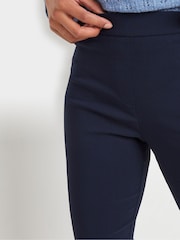 M&Co Blue Skinny Bengaline Trousers - Image 4 of 5