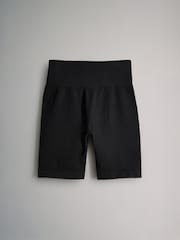 The Set Black/Black/Charcoal 3 Pack Ribbed Seamless Cycling Shorts - Image 9 of 11