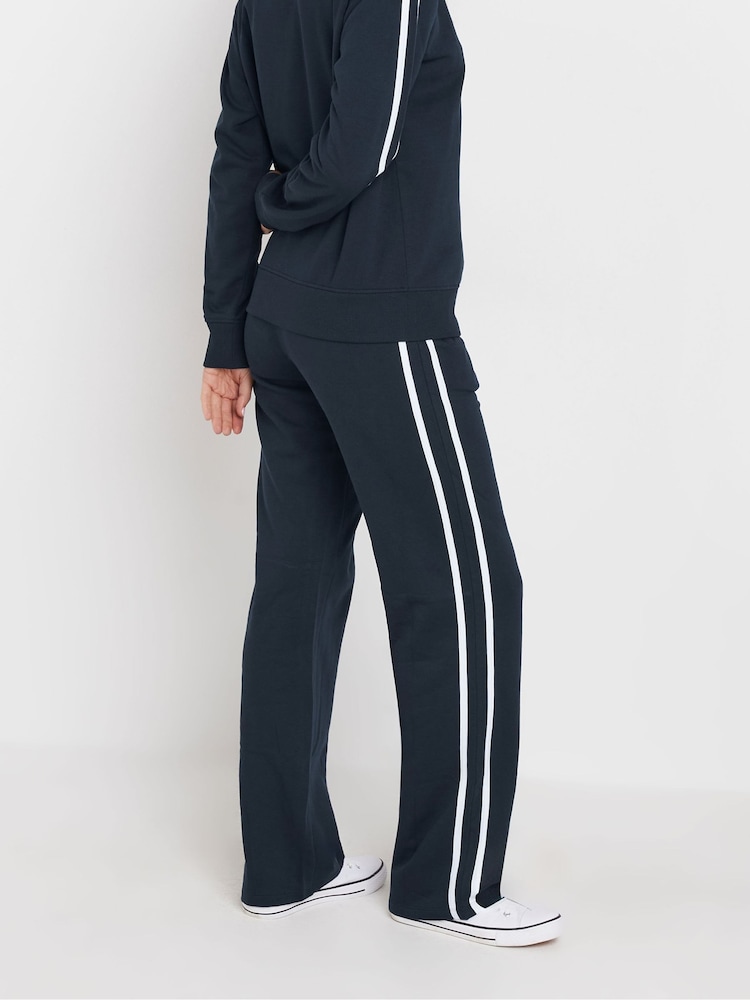 Long Tall Sally Blue Side Stripe Straight Leg Joggers - Image 3 of 5
