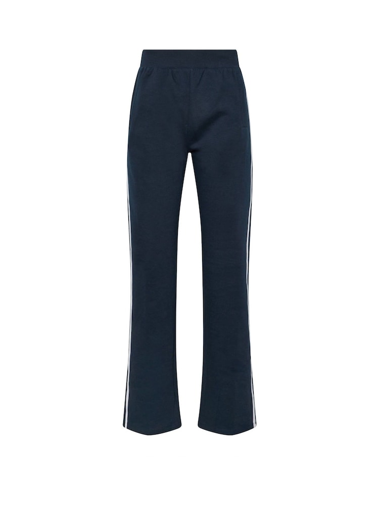 Long Tall Sally Blue Side Stripe Straight Leg Joggers - Image 5 of 5