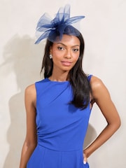 Темно-синий - Повязка на голову Lipsy Mesh Fascinator - Image 3 of 4
