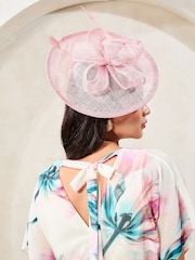 Lipsy Pink Oversized Disk Fascinator Headband - Image 4 of 5