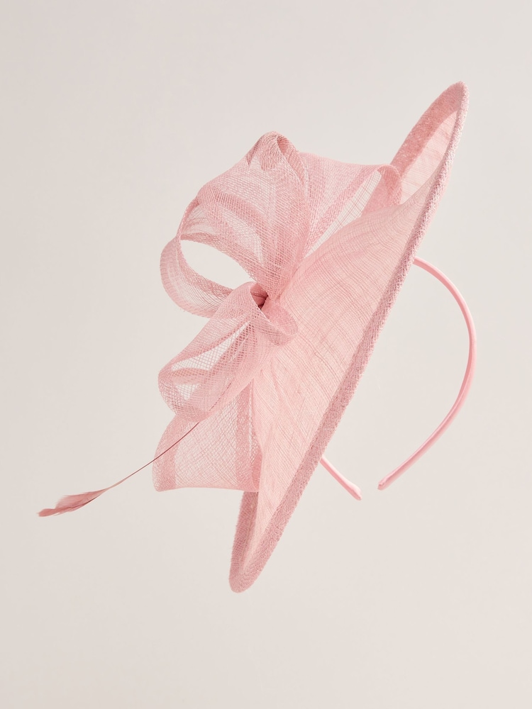 Lipsy Pink Oversized Disk Fascinator Headband - Image 5 of 5