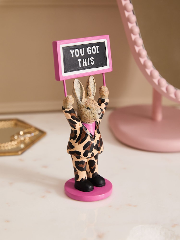 Animal Print You Got This Rosie Rabbit Ornament - Image 1 of 6