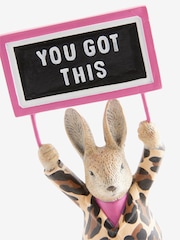 Animal Print You Got This Rosie Rabbit Ornament - Image 5 of 6