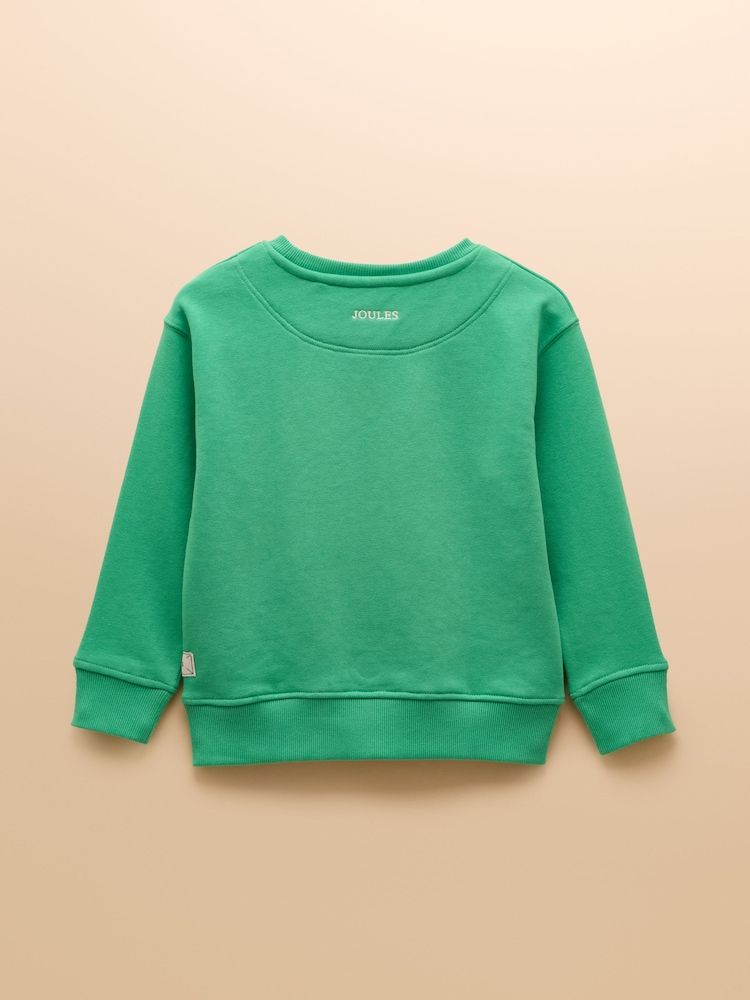 Verde - Sudadera con eslogan y cuello redondo Sundaze de Joules - Imagen 2 de 4 Verde - Sudadera con eslogan y cuello redondo Sundaze de Joules - Imagen 2 de 4