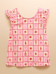 Joules Butterfly Pink Frill Sleeve Vest Three Pack - Image 2 of 10