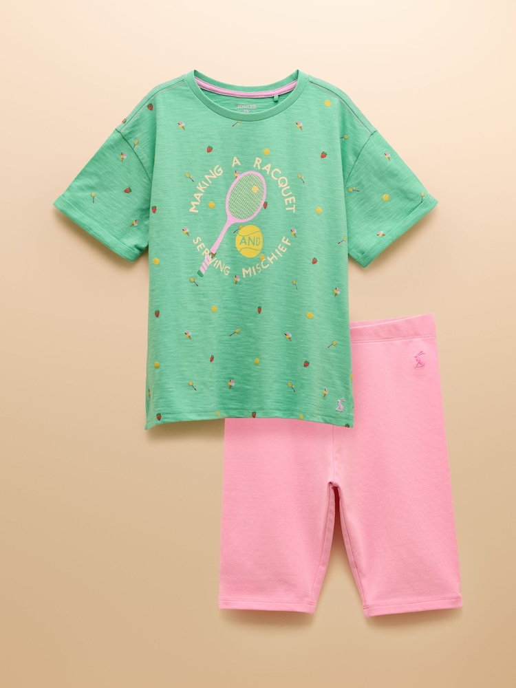 Joules Girls' Fundays T-Shirt and Short Set - Slika 1 iz 9