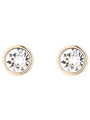 أقراط دائرية مرصعة بكريستال أنيقة من Karen Millen - صورة 1 من 6