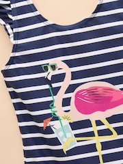 Blau/Grün - Joules Splash Pack of Two Swimsuits - Bild 7 von 9