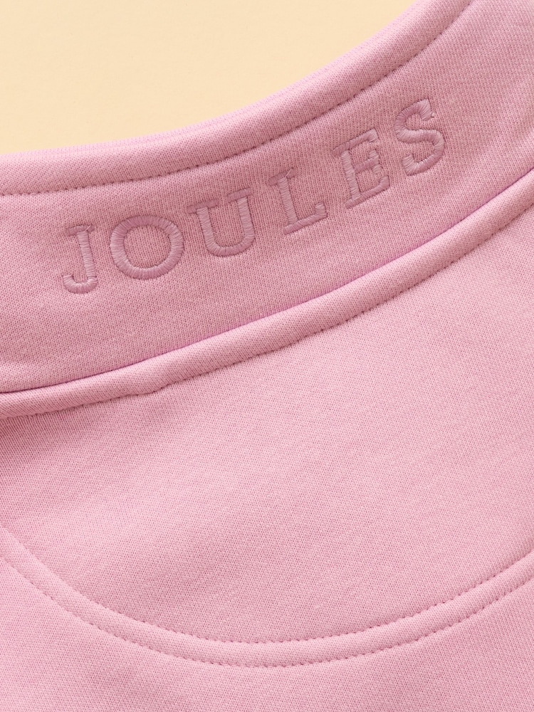 Lila - Joules – Alfie – Sweatshirt mit kurzem Reißverschluss - Bild 3 von 3