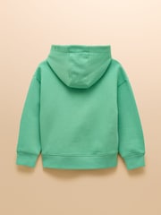 Joules Parkside Green Jersey Hoodie - Image 2 of 4