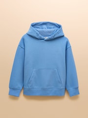 Joules Parkside Blue Jersey Hoodie - Image 1 of 4