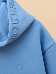 Joules Parkside Blue Jersey Hoodie - Image 3 of 4