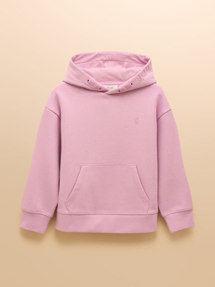 Joules Parkside Purple Jersey Hoodie - Image 1 of 4