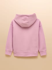 Joules Parkside Purple Jersey Hoodie - Image 2 of 4