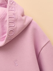 Joules Parkside Purple Jersey Hoodie - Image 3 of 4