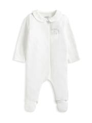 Mamas & Papas 100% Cotton Born in 2024 White Sleepsuit - Image 2 of 2
