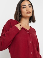 PixieGirl Petite Red Cut And Sew Cardigan - Image 3 of 4