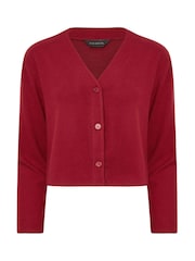PixieGirl Petite Red Cut And Sew Cardigan - Image 4 of 4