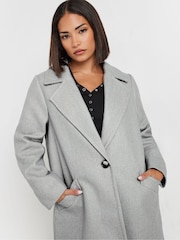 Gris - PixieGirl Petite Button City Coat - Imagen 5 de 6