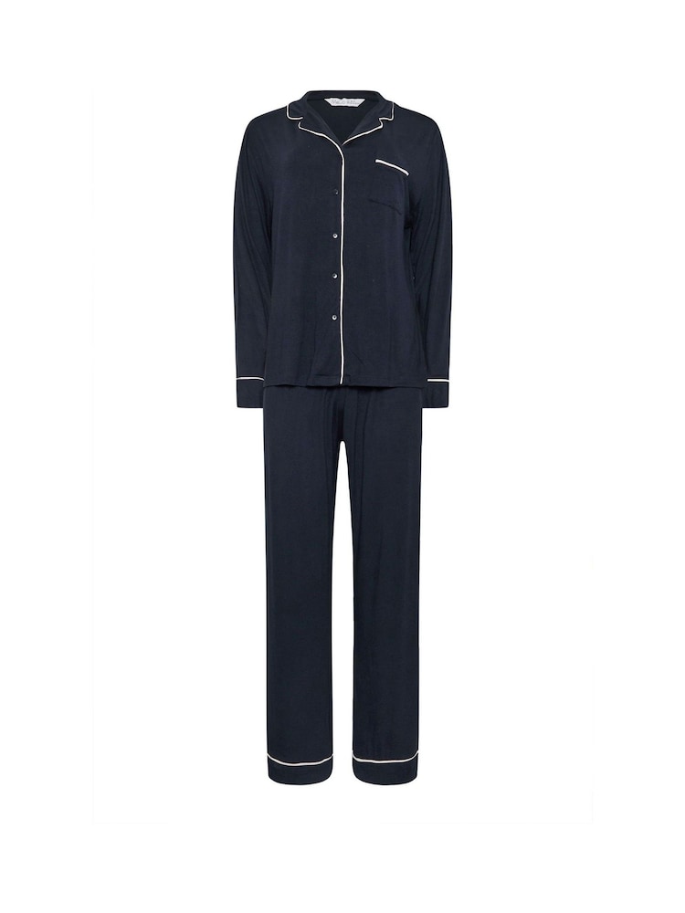 M&Co Blue Long Sleeve Pyjamas Set - Image 5 of 5
