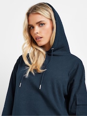 PixieGirl Petite Blue Cargo Ribbed Hoodie - Image 5 of 6