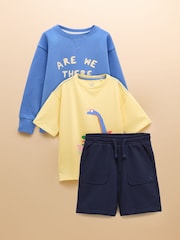 Joules Boys' Top To Toe Multi Sweat Short and Top Set - Image 1 of 10